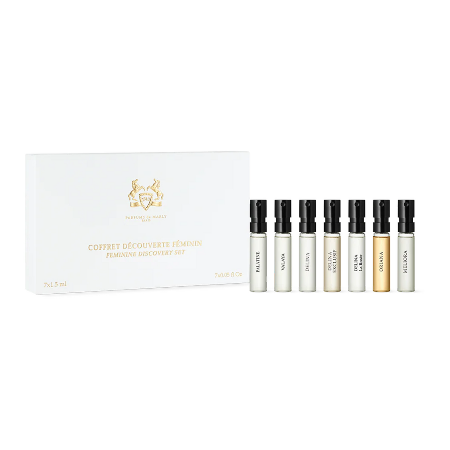 Parfums de Marly Feminine Discovery Set - 7 luxury women's perfume samples including Delina & Oriana | HERA Nairobi