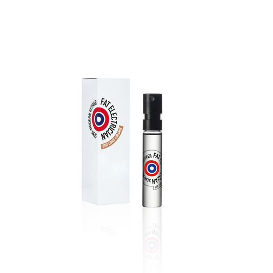 Fat Electrician - A unique unisex fragrance with Haitian vetiver, vanilla, and myrrh notes. Buy niche perfumes in Nairobi.