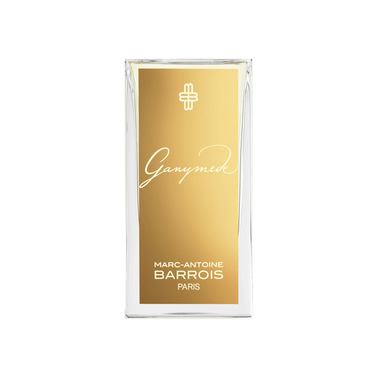 Ganymede - A luxurious mineral leather fragrance with mandarin, osmanthus & akigalawood notes. Buy niche perfumes in Nairobi.