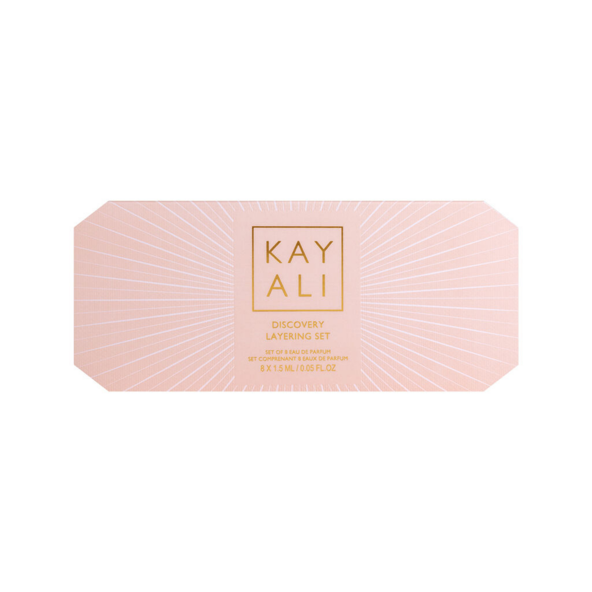 Kayali Discovery Layering Set I - 8 gourmand & floral perfume samples including Vanilla 28 & Yum Pistachio | HERA Nairob