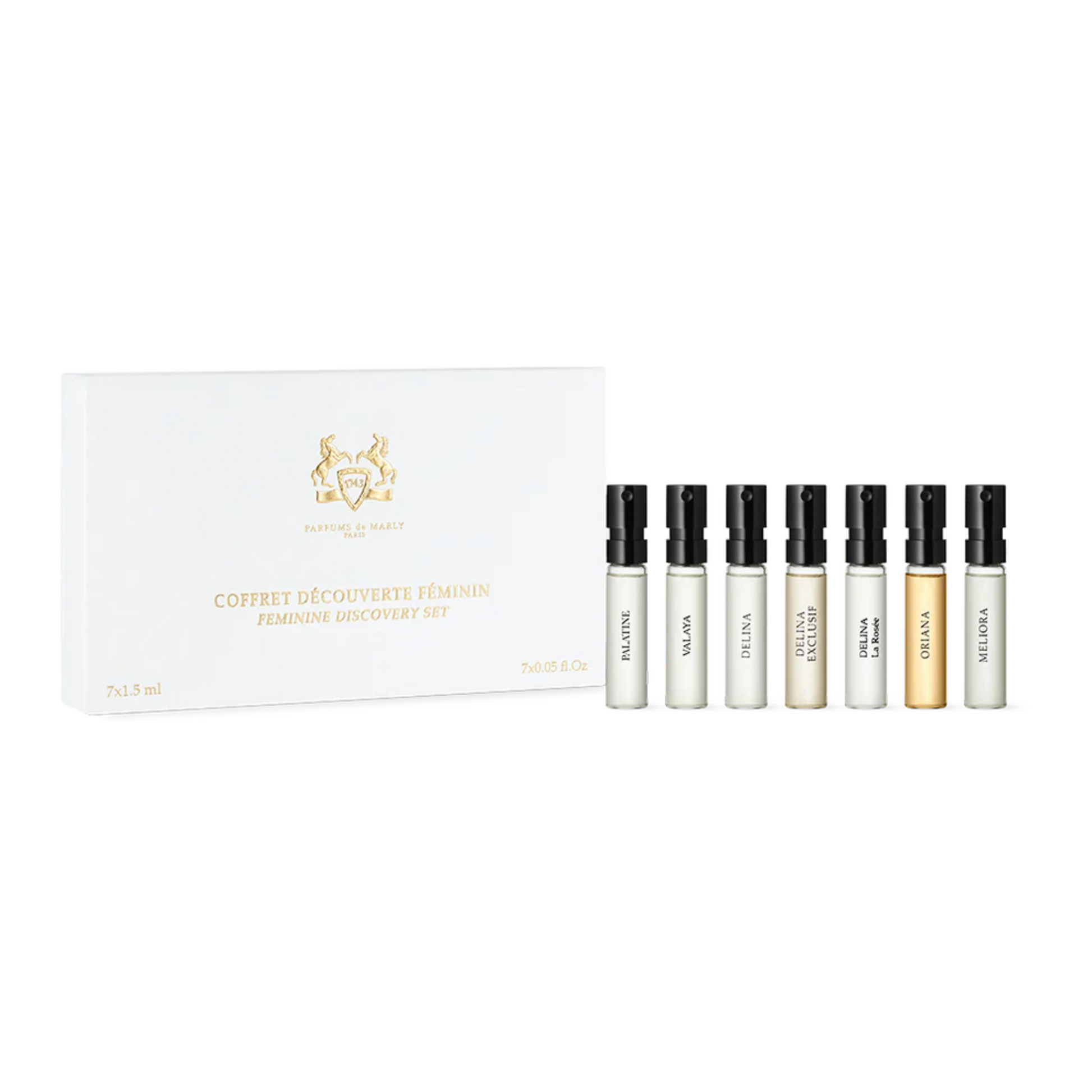 Parfums de Marly Feminine Discovery Set - 7 luxury women's perfume samples including Delina & Oriana | HERA Nairobi